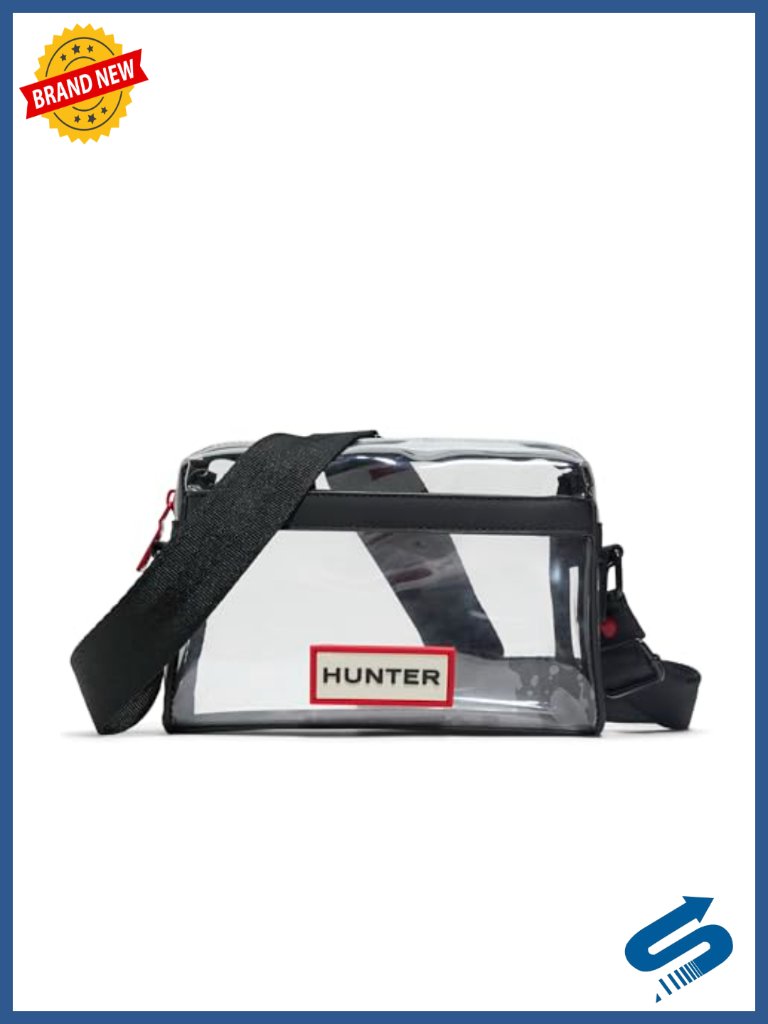 Clear Crossbody Bag For Concerts - Adjustable Strap, Zippered Pockets